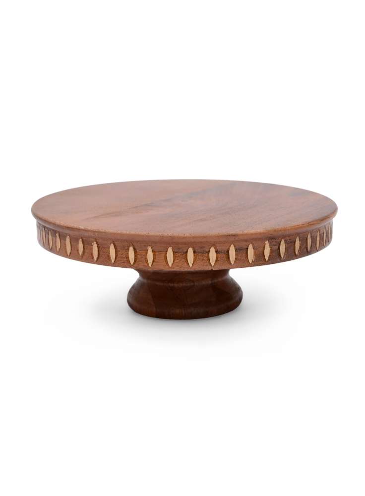 Acacia Wood Event Party Cake Stand