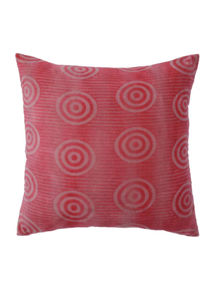 Geometrical  Printed  Velvet Cushion Cover