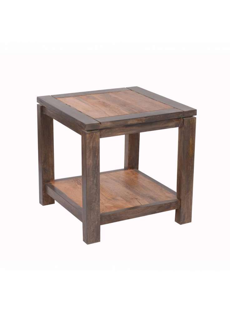 Natural Fibres Wooden End Table