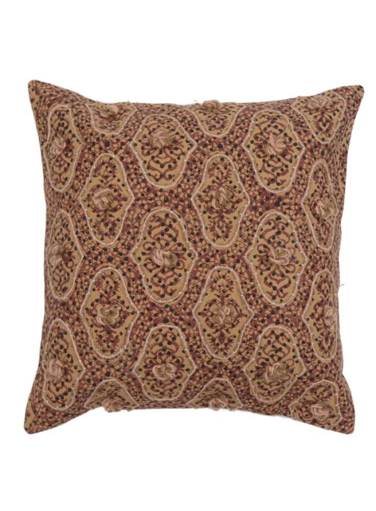 Embroidered Traditional Cotton Cushion Cover