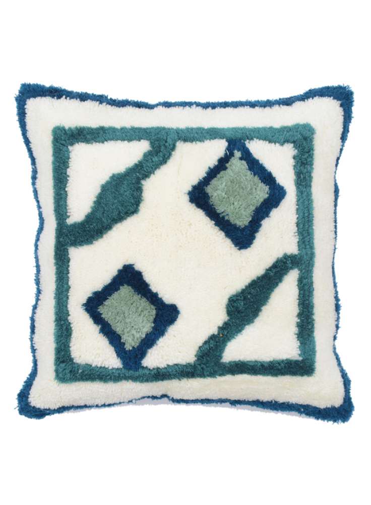 Tufted Embroidered Cotton Sofa Cushion Pillow