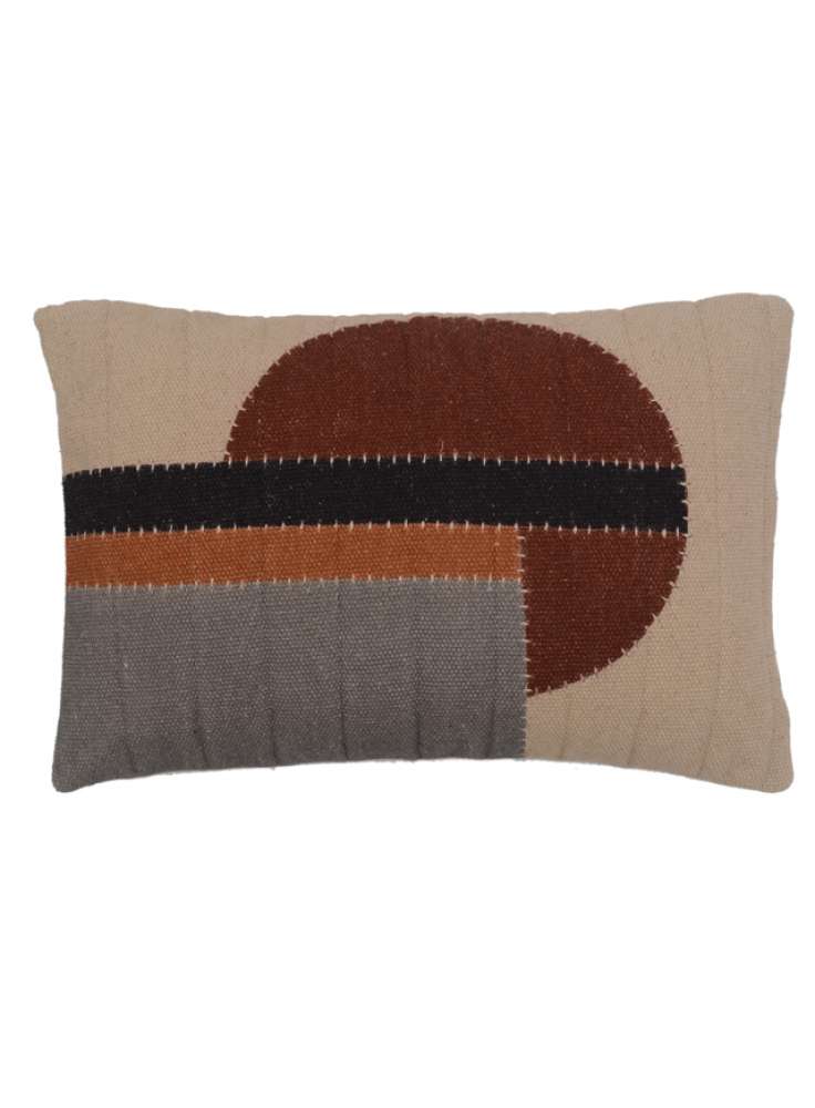 Cotton Woven Tufted Cushion Pillow