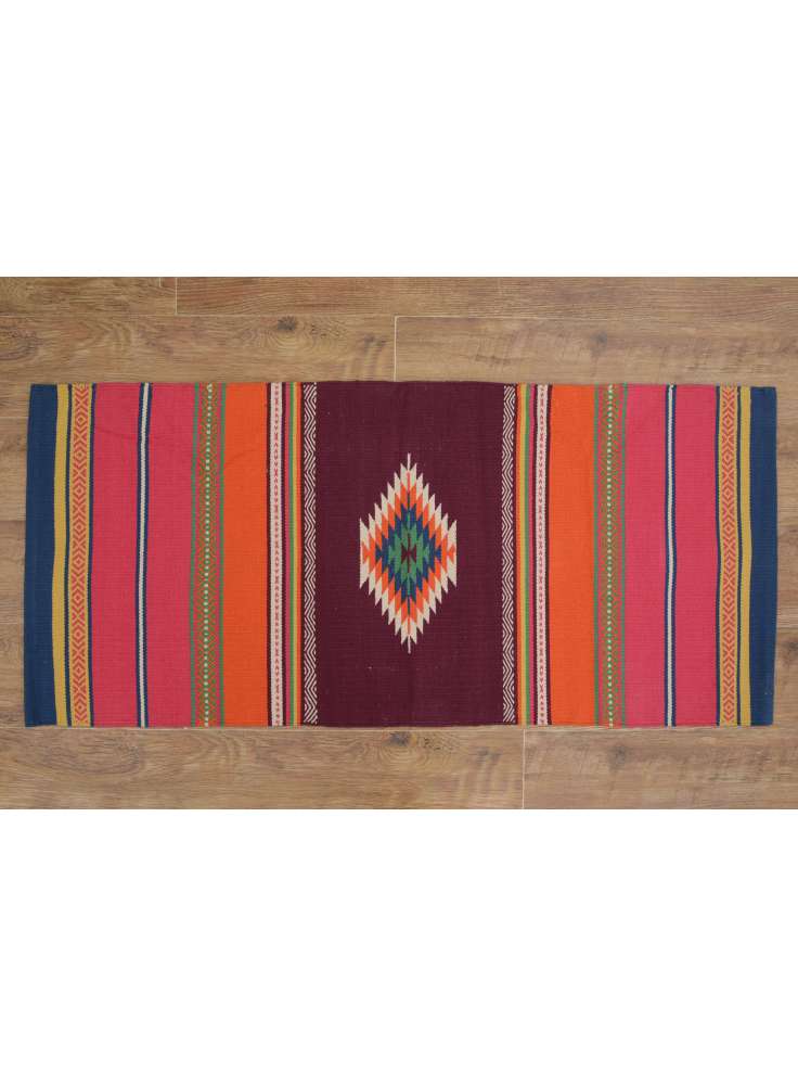 Multi Color Cotton Rug For Room