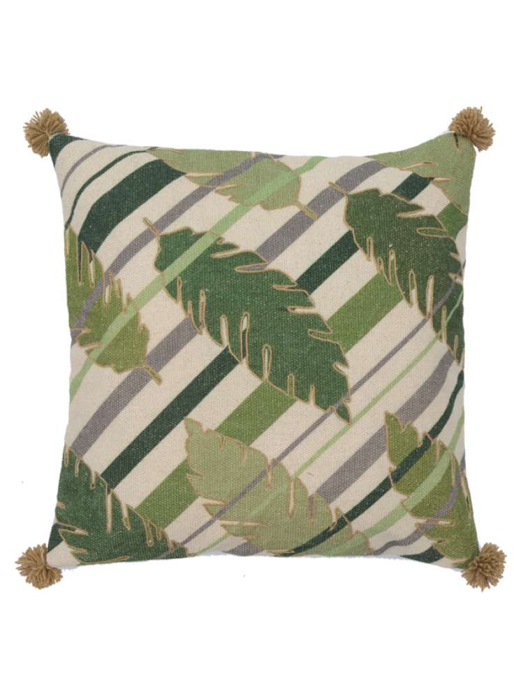 Living Room Cotton Embroidered Cushion Pillow Cover