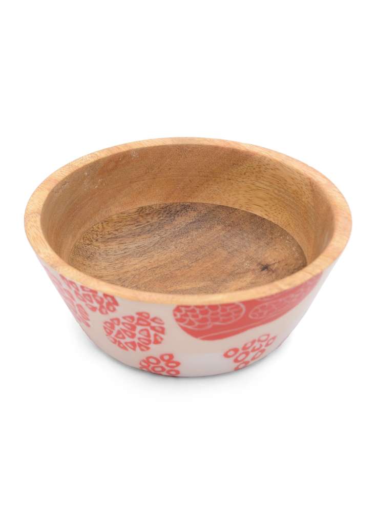 Enamel Wooden Bowl