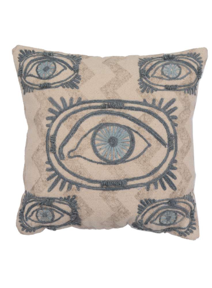 Eye Embroidery Cushion Pillow Case Cover