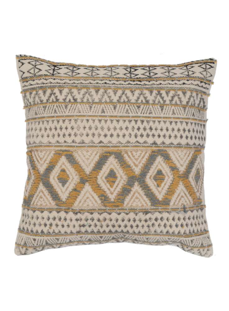 Embroidered Contemporary Cotton Cushion Cover
