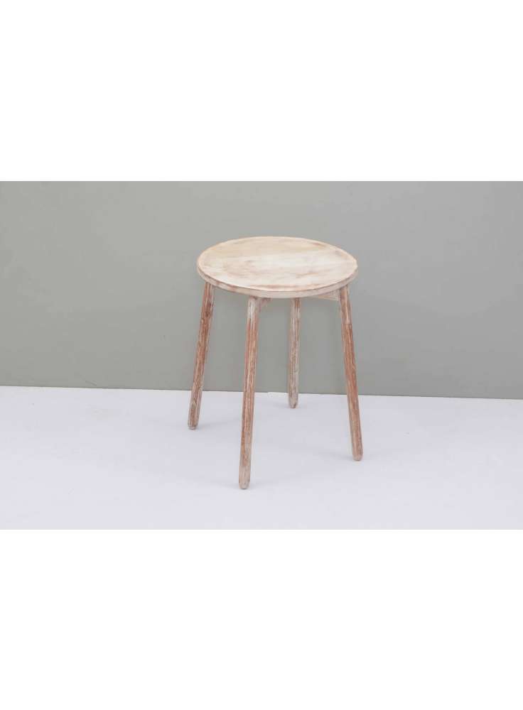 DISTRESSED SOLID STOOL