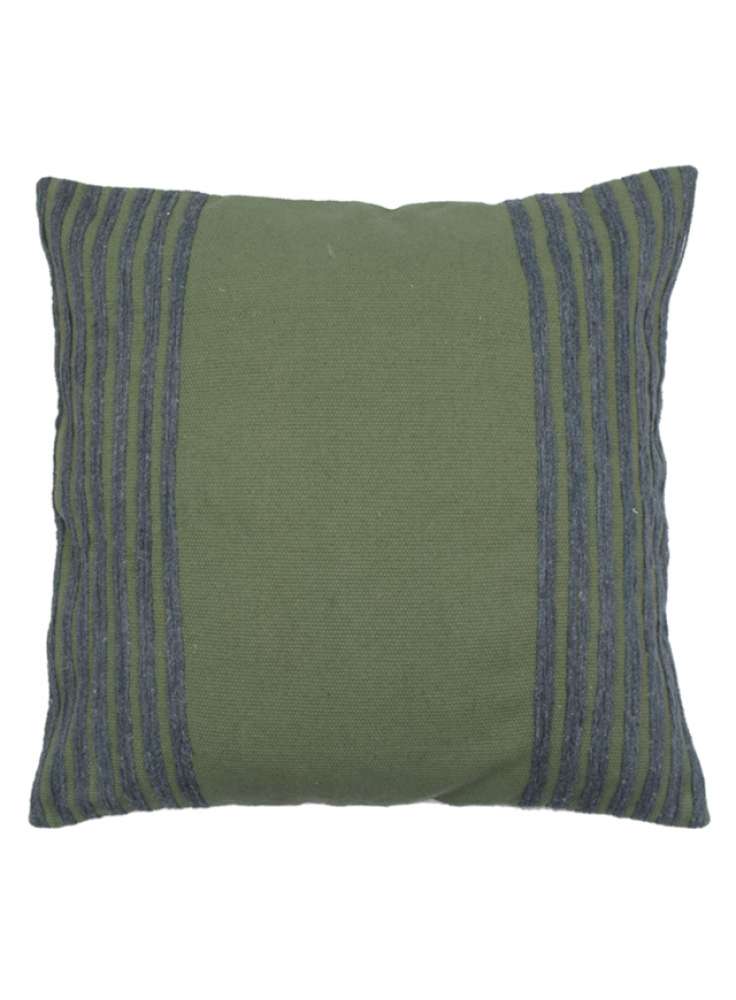 Striped Cotton Printed Cushion Cover