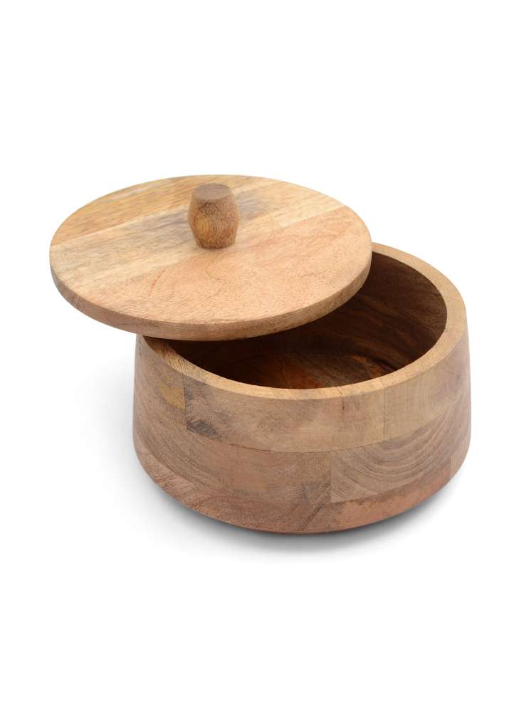 Wooden Storage Canister