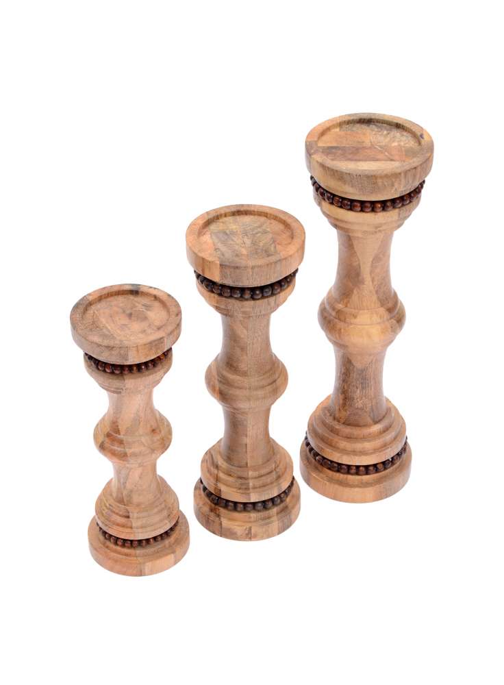 Solid Wood Candle Stand