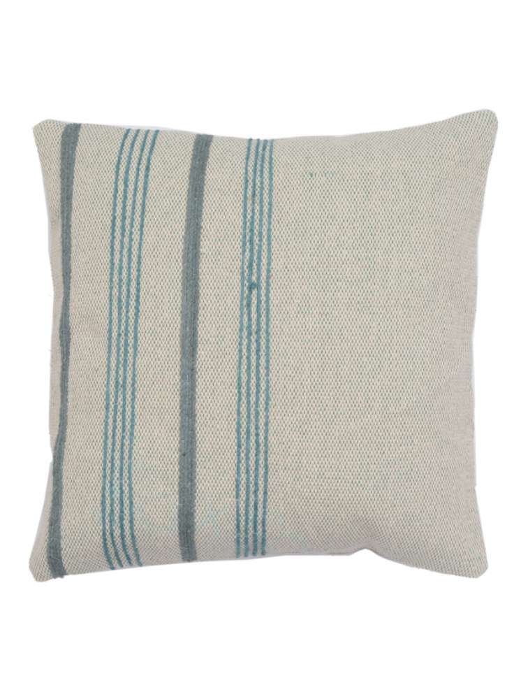 Striped Cotton Square Cushion Cover