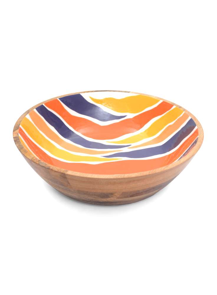 Wooden Enamel Bowl