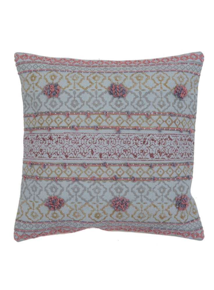 Embroidery Design Handcrafted Cotton Cushion Cover