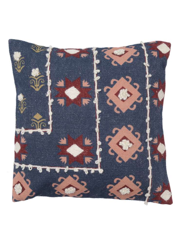Vintage Cotton Embroidered Cushion Cover