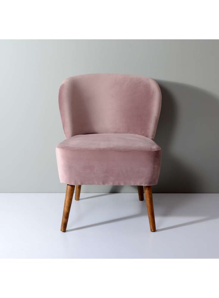 BLUSH PINK ACCENT CHAIR