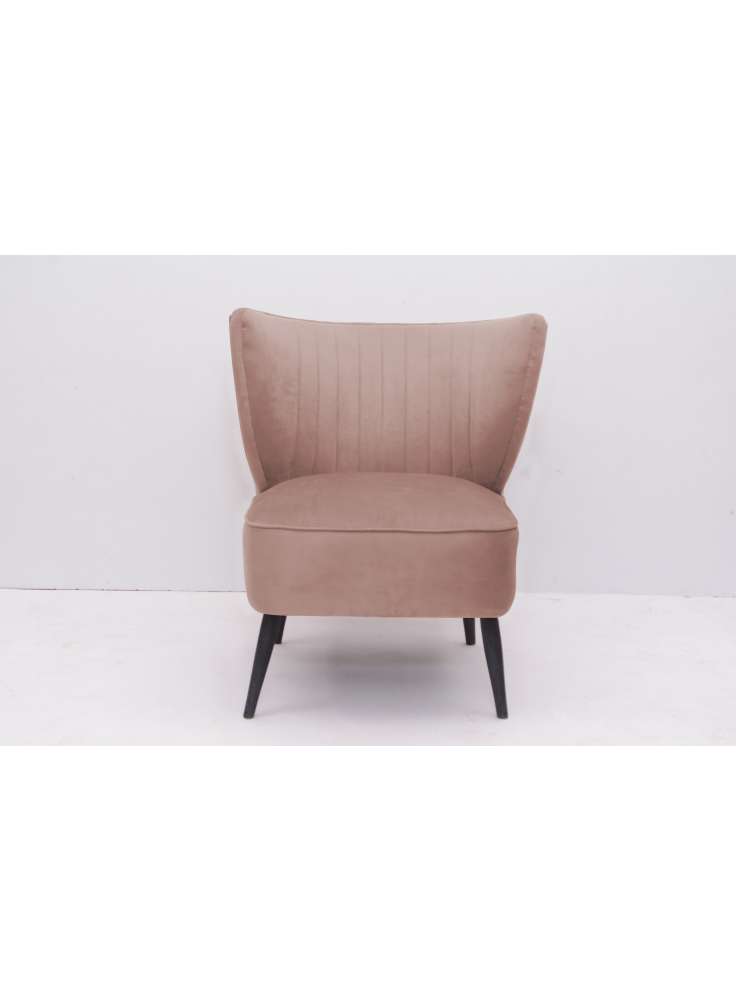 BLUSH PINK COCKTAIL ACCENT CHAIR