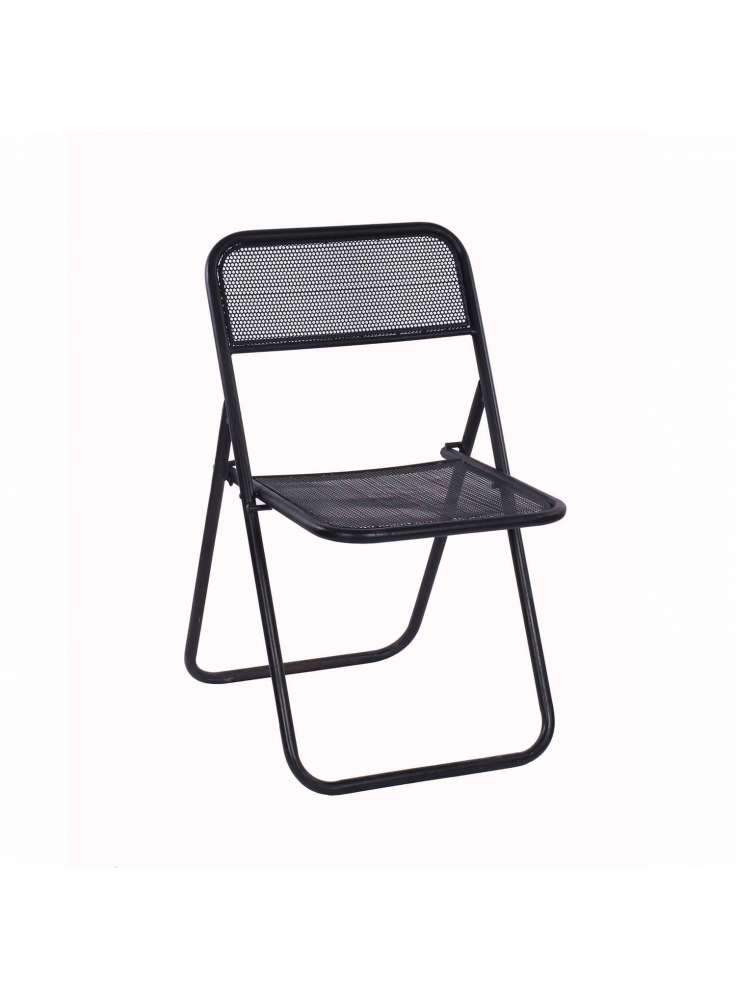 Natural Fibres Iron Folding Chair