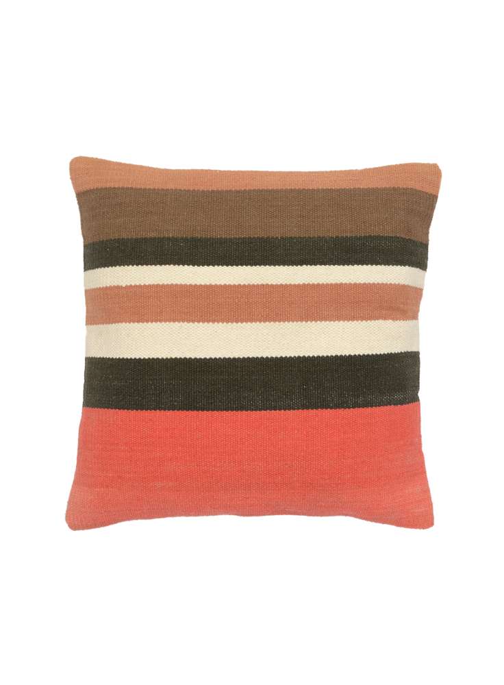 Multi Color Woven Cotton Cushion Cover