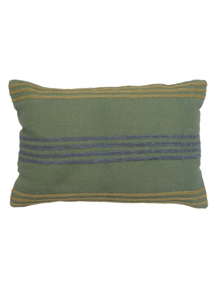 Striped Cottom Lumbar Pillow