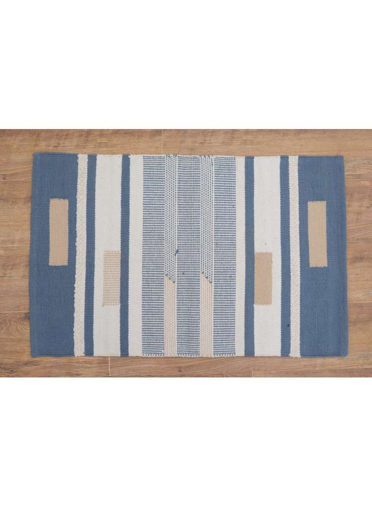 Multi Color Cotton Rug For Bedroom