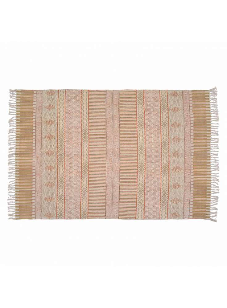Handcrafted Cotton Printed Rug